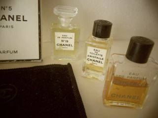 CHANEL miniatures - Nr 5,  Nr 19,  Coco,  2x Cristalle,  Pour Monsieur x 6 perfumes 3