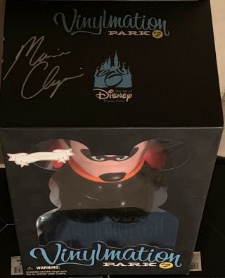 SIGNED Disney Park 2 Vinylmation 9” Inch Mr.  Incredible Mickey Mouse 3 