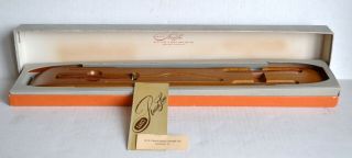 Vintage 3 - Pc Case Kitchen Knife Carving Set Captains Table Russel Line W/case