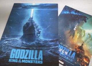 Godzilla King Of The Monsters Movie Program Book 2019 Gojira Art Toho Japan