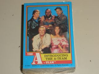 1983 The A - Team 66 Card Complete Set