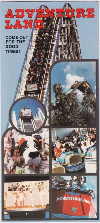 1979 Adventureland Amusement Park Des Moines Iowa Brochure
