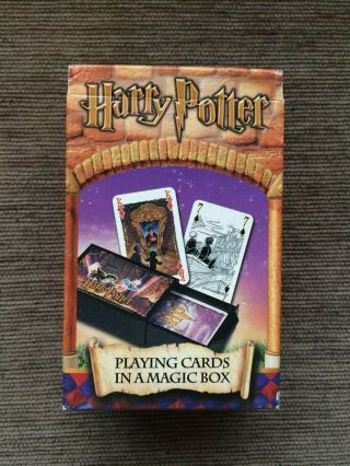 Harry Potter Playing Cards In A Magic Box - Disappearing Trick Boxed