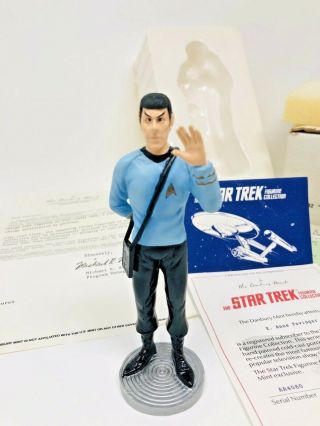 Vintage 1991 Danbury Star Trek Mr Spock Figurine Statue