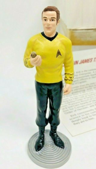 Vintage 1991 Danbury Star Trek Capt.  Kirk Figurine Statue