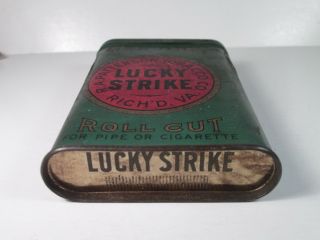 Lucky Strike Tobacco Pocket Tin - Not Centered / Reject? 5