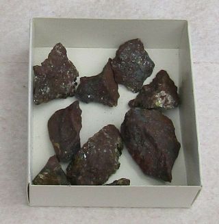 Mineral Specimen Of Pyrargyrite (silver Ore) From Creede,  Colorado