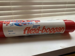 Vintage Flexible Flyer Flexi Boggan Snow Sled Still In Sleeve