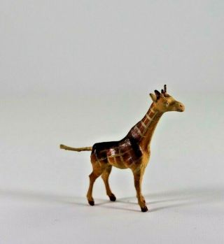 Vintage German Paper Mache Composition Stick Legged Putz Giraffe,
