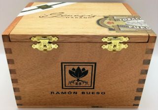 Solid Wood Empty Cigar Box - Ramon Bueso Genesis Habano -