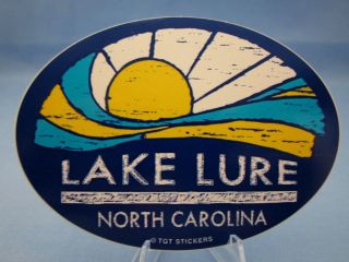 " Lake Lure North Carolina Nc " - Souvenir Travel Sticker / Decal L@@k
