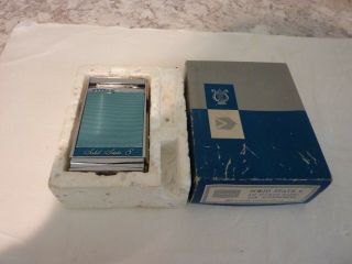 Silvertone 8 Transistor Pocket Radio 1960s Sears W/ Box