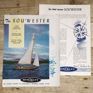 Vintage Sailboat Dealer Sales Brochure 1948 Sou 