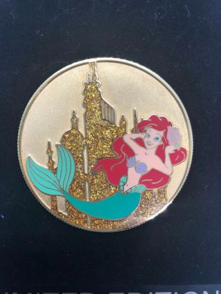 Disney Shopping The Little Mermaid Gold Coin Ariel Le 250 Pin Disneyshopping