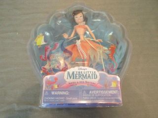 Htf Disneys The Little Mermaid Ariels Sister Attina Doll With Poseable Tail Nip