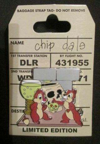 disney - Chip and Dale SEt of 6 LE 1800 PINS 2