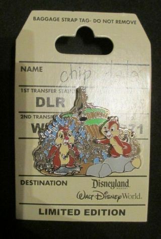disney - Chip and Dale SEt of 6 LE 1800 PINS 7