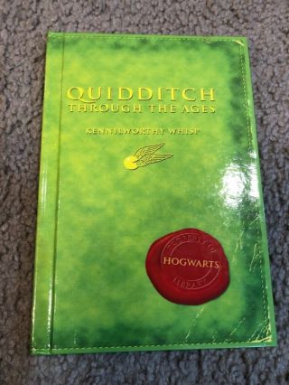Quidditch Through The Ages Rare American First Edition Harry Potter Book 2001
