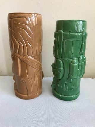 ThinkGeek Geeki Tikis Star Wars Ceramic Drinking Mugs 18 & 15 Oz 4