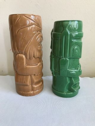 ThinkGeek Geeki Tikis Star Wars Ceramic Drinking Mugs 18 & 15 Oz 7