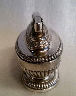 Vintage/Antique Ronson Silverplated Queen Anne Tabletop Lighter,  made in England 2
