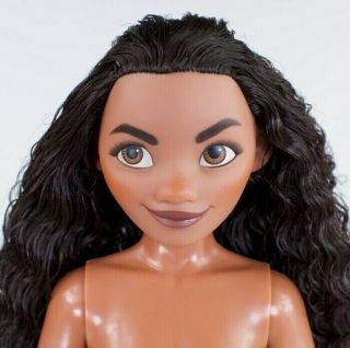 Disney Store Limited Edition Moana 17 " Tonner Doll Nude Gorgeous Hawaiian