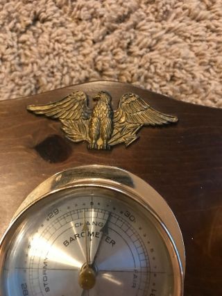 Vintage Springfield Instruments Weather Station Thermometer Barometer Humidity 5