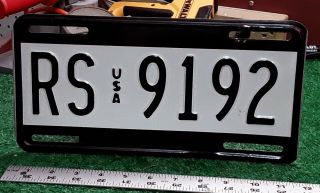 Us Forces In Germany - 1990 Private Car Series License Plate -