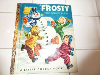 Frosty The Snowman,  A Little Golden Book,  1951 (vintage; Corinne Malvern)