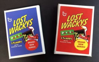 2008 Rare Lost Wacky Packages 2nd Series In 2 Packs Complete Set,  Puzzle