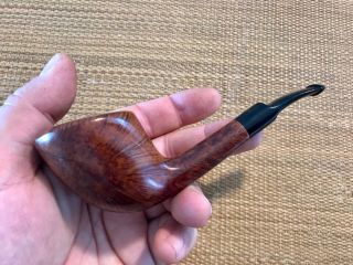 STANWELL DE LUXE 112,  FREEHAND PIPE,  AWESOME GRAINED BRIAR,  MADE IN DENMARK 8