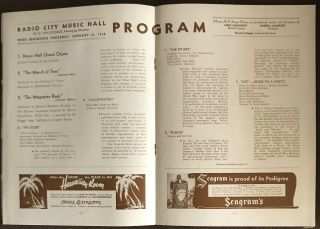 1938 Walt Disney ' s Snow White at Radio City Music Hall Showplace program 5