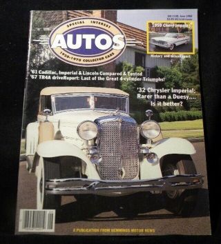 Special Interest Autos 105 1988 June Volvo Pv445 1961 Cadillac Imperial Lincoln