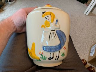 Rare 1950 Walt Disney Prod.  Disneyana Alice In Wonderland Cookie Jar