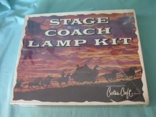 Stage Coach Western Lamp Kit No.  991 By Cactus Craft Factory Nos