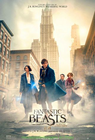 Fantastic Beasts Movie Poster Ds 27x40 Final Style 2016