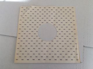 Mca 12 ",  Inner Sleeve Only - No Record Or Cover - White - Nm