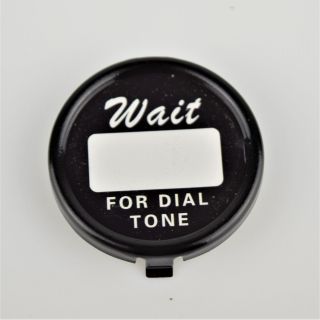 Vintage Western Electric Dial Card Ring With Card And Acetate - Sku - 23278