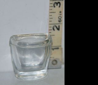 Vintage Glass Eye Wash 1.  3/4 " Tall Optical Collectibles Made In Taiwan