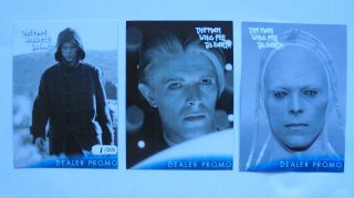 David Bowie The Man Who Fell To Earth Rare 3 Card Hand Numbered Promo Set