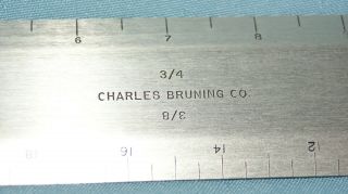 Vintage Charles Bruning Co 12 