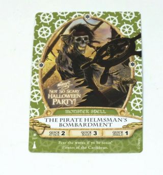Disney Sorcerers Magic Kingdom Card Pirate Helmsman’s Bombardment 05/p.