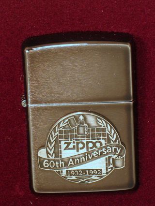 1932 - 1992 60th Anniversary Midnight Chrome Zippo lighter - 4
