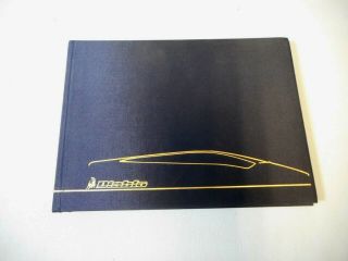 1998 Factory Issued Lamborghini Diablo Owner 