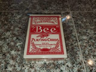(1) Vintage Bee Playing Card Deck No 92 Tax Stamp Standard Size Smooth