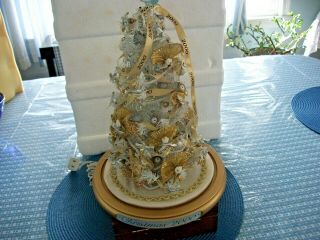 2000 Limited Danbury Millennium Christmas Tree W/ Glass Dome Cover