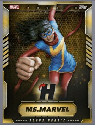 Topps Marvel Collect Digital Card - Heroic Vip Motion - Ms.  Marvel (july)
