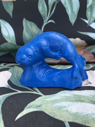 Blue Otter Mold A Rama Figurine Brookfield Zoo