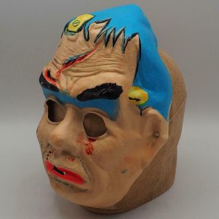 Ben Cooper Halloween Mask Frankenstein 1960 ' s 1970s Halloween Collectible 2