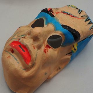 Ben Cooper Halloween Mask Frankenstein 1960 ' s 1970s Halloween Collectible 5
